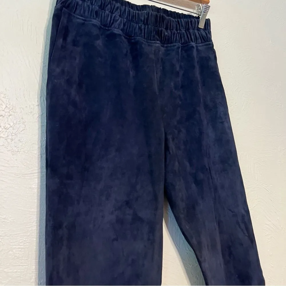 Ines & marechal lamb leather suede tapered pants size S Green - Image 3