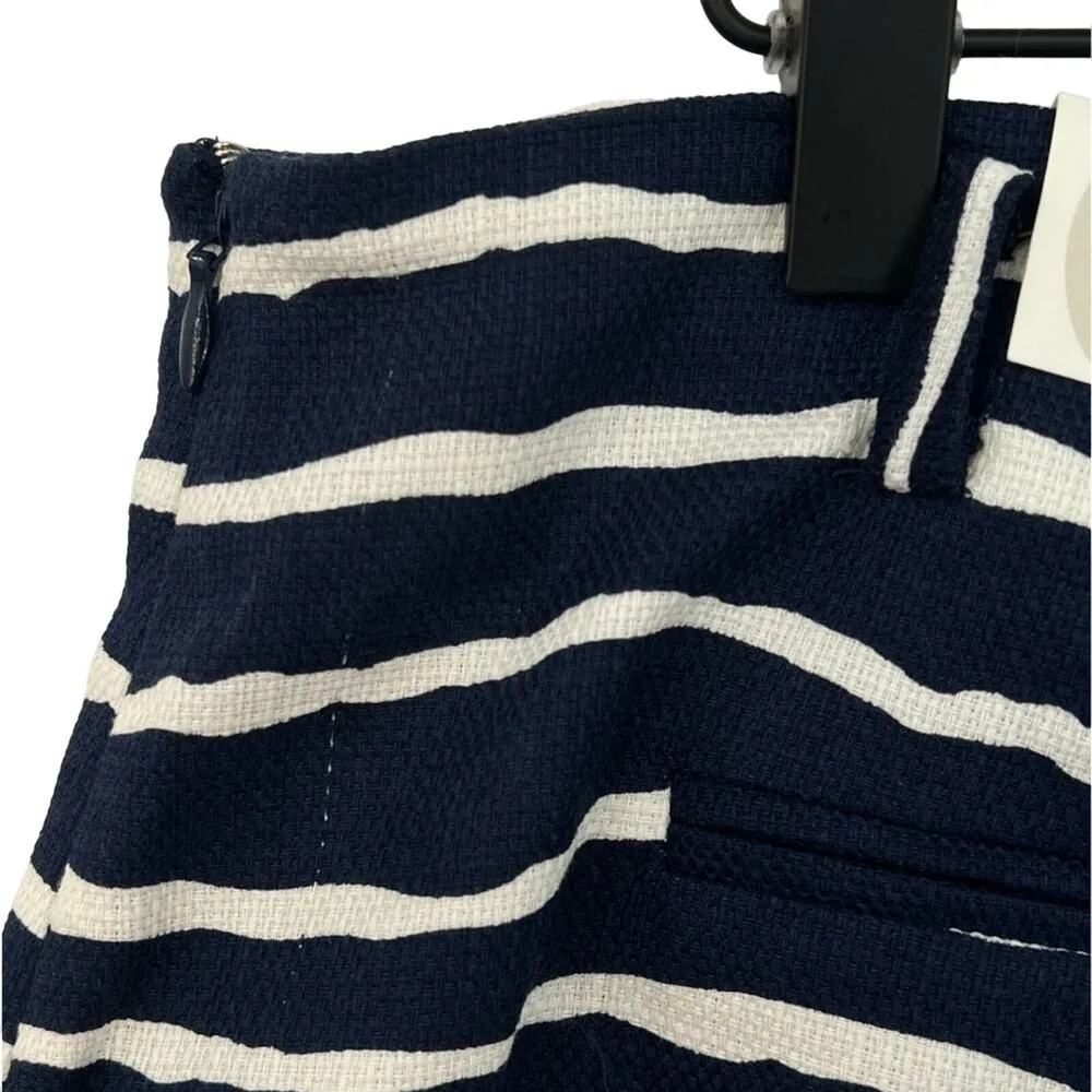 Cato shorts women's 16 classic blue white nautical stripe coastal sailor NEW - Image 6