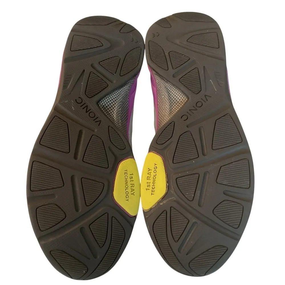 Vionic Venture Athletic Sneakers Shoes Size 10 Purple Gray Lace Up Comfy Walking - Image 9