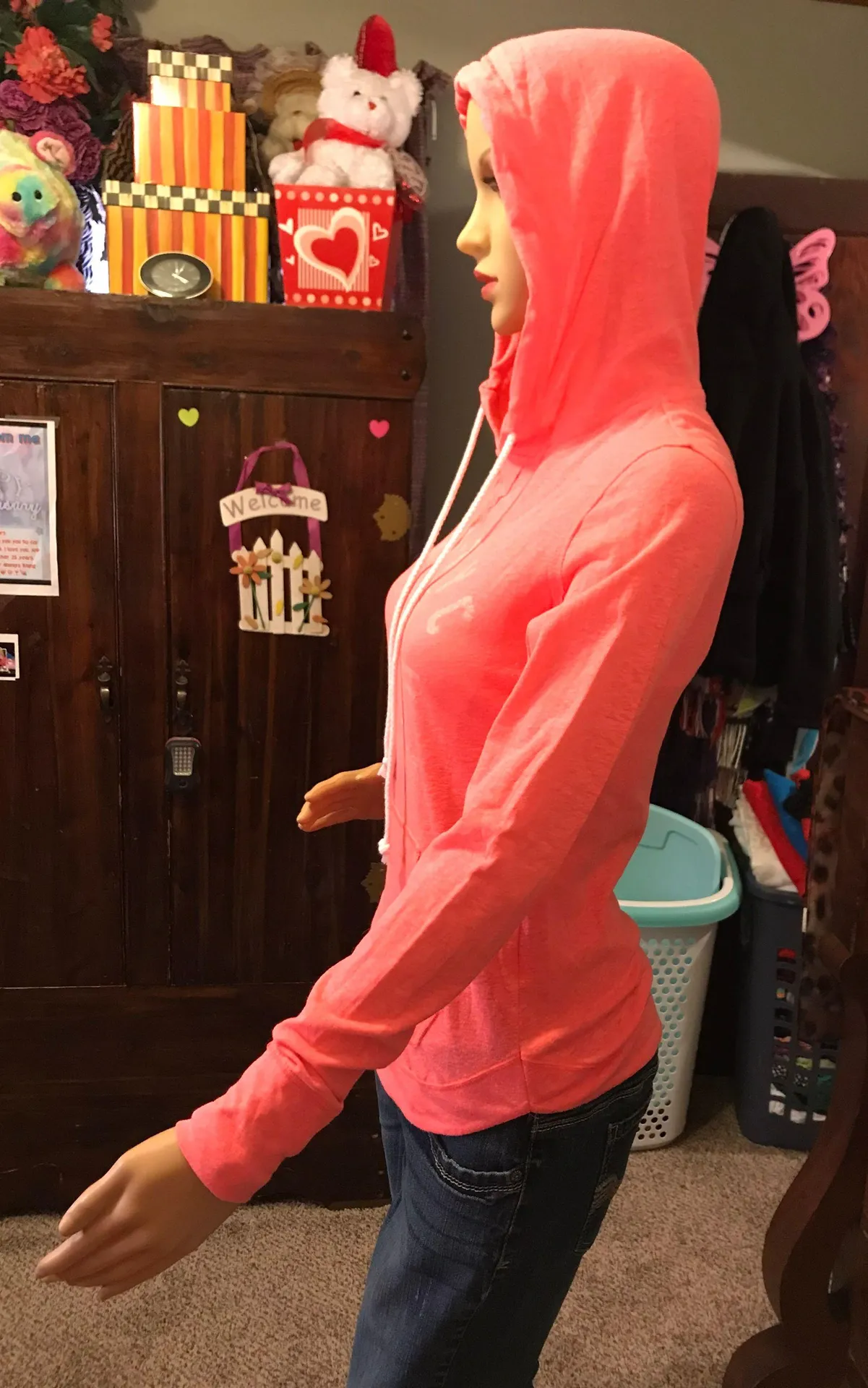 EUC/ Thin Hoodie/size Small Juniors - Image 5