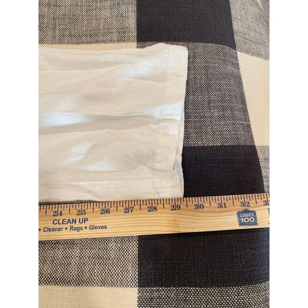 NWT Alexander Jordan Mid Rise Drawstring Linen Straight Pants White Women's M Size M - Image 11