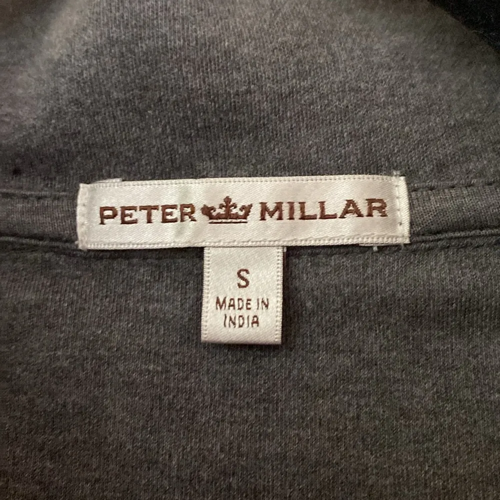 Peter Millar  Women’s Half Zip Pullover Top Gray Pink Zipper Pull Size Small - Image 5