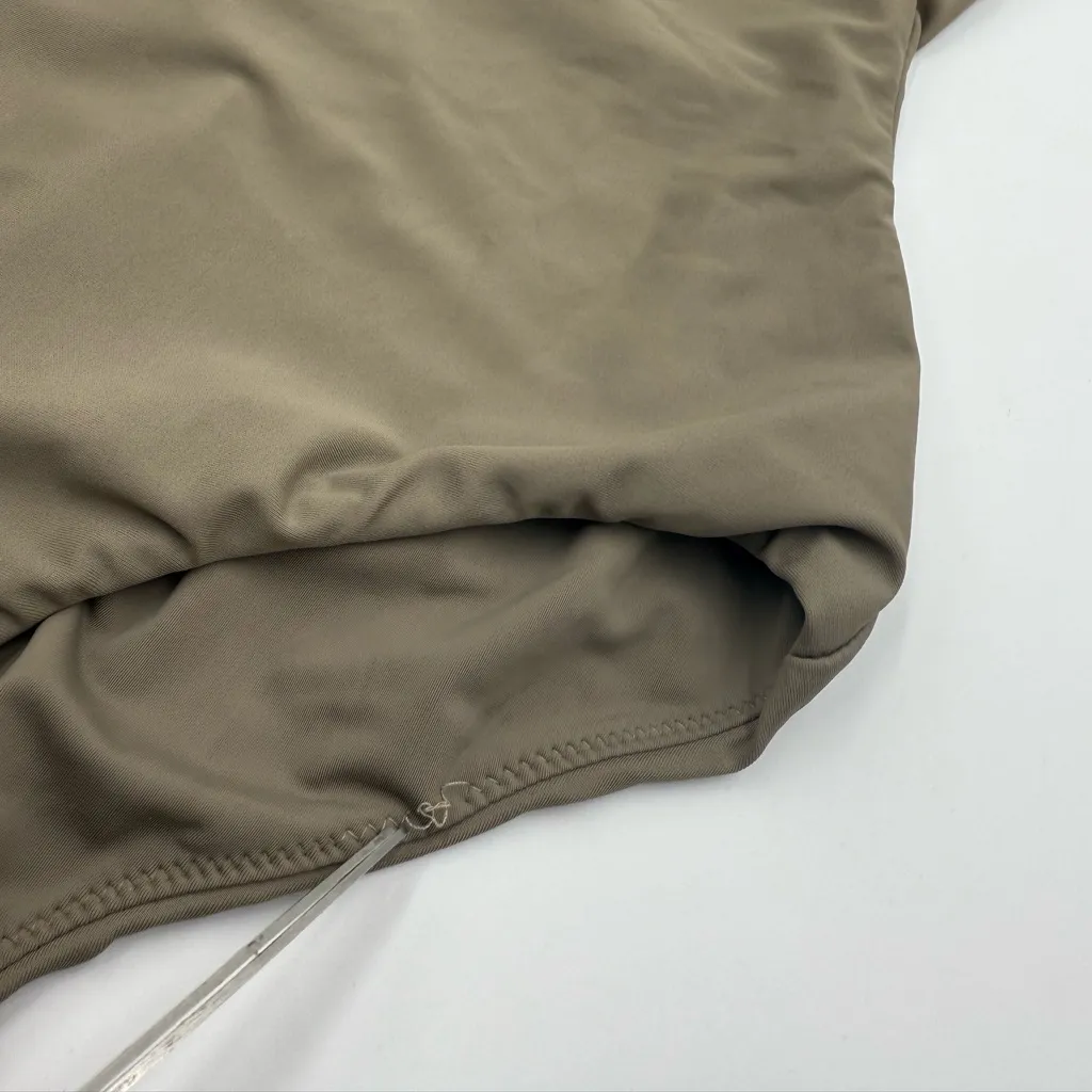 Oak + Fort Color Block Swimsuit Brown - Image 5