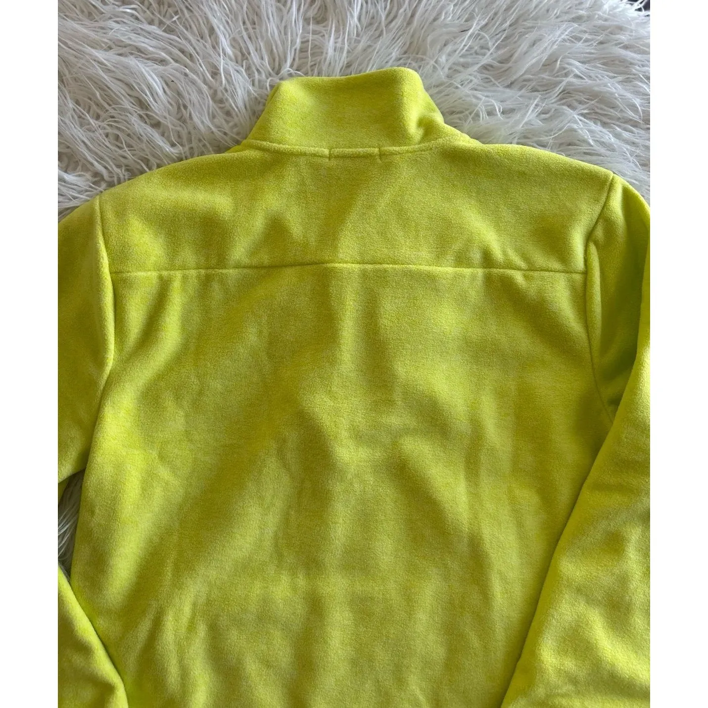 Beyond Yoga  New Terrain Pullover True Chartreuse Size Medium - Image 8