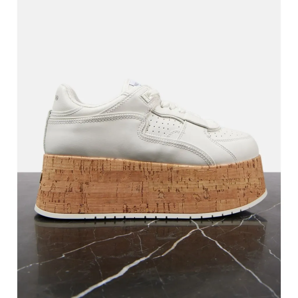 Valentino Garavani Freedots XL Sneaker in Bianco Naturale 36 New with Box Womens - Image 6