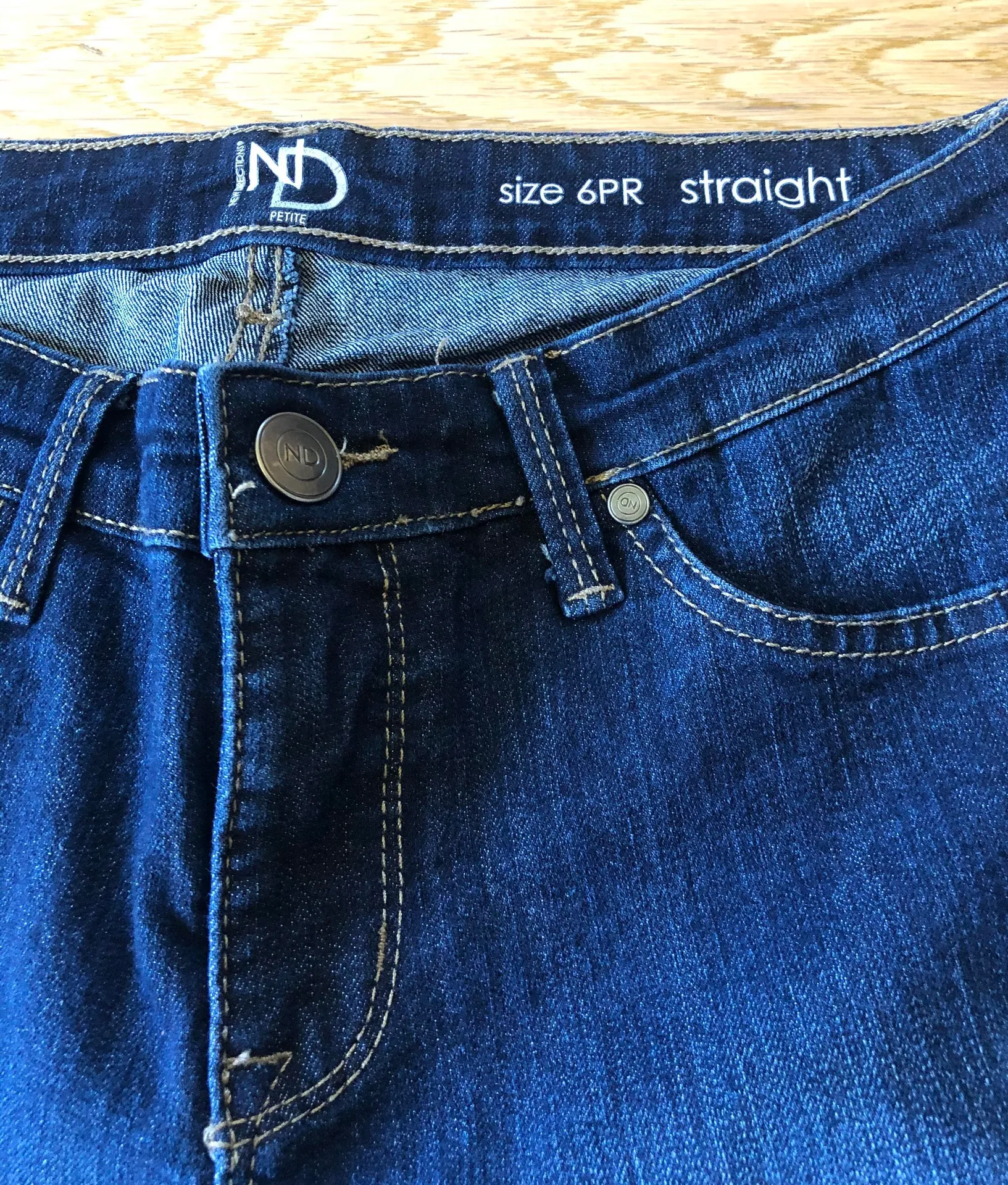 New Direction ND Weekend Straight Leg Jeans - Image 3