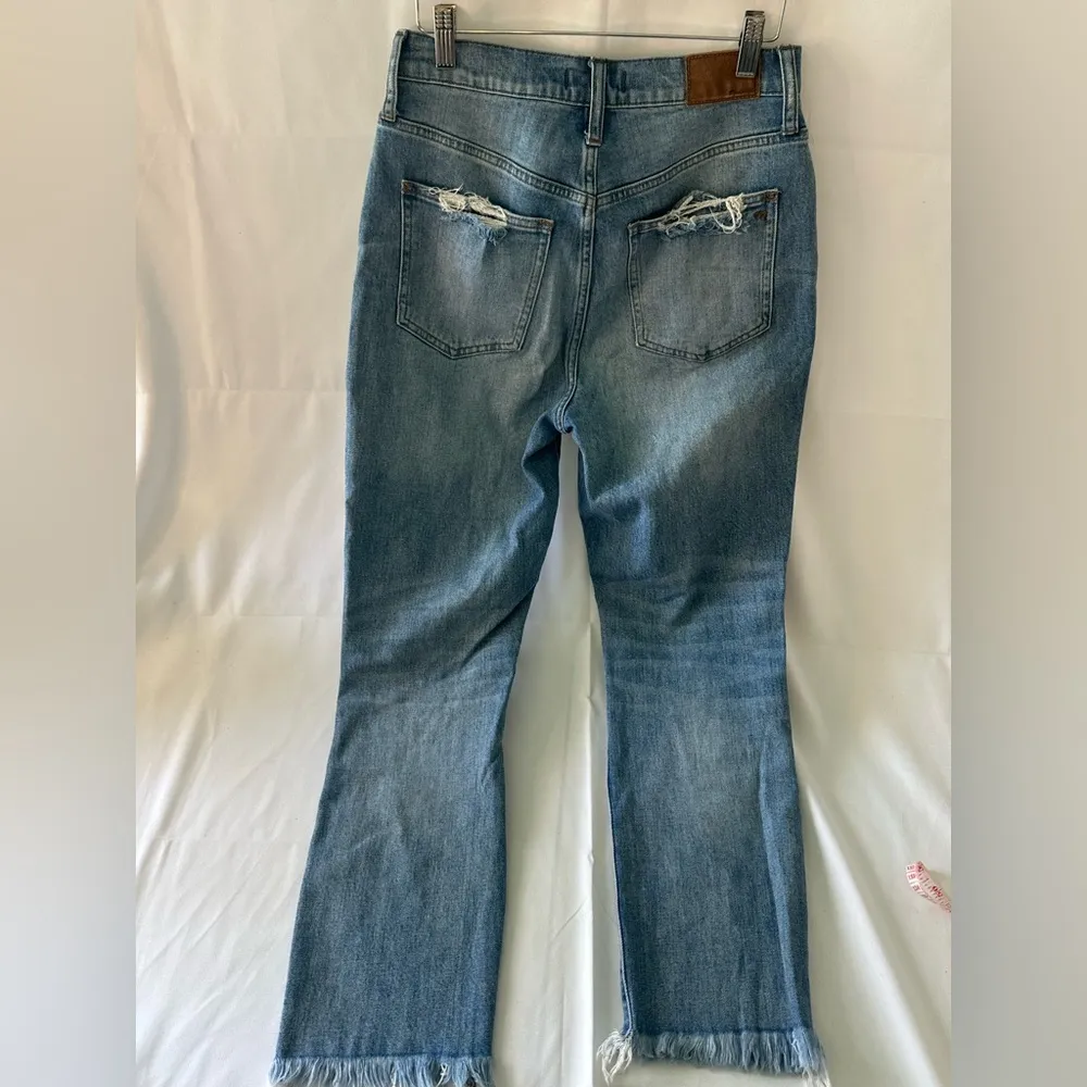 Madewell Women’s Jeans Size 27 Blue The Perfect Vintage Jean Light Wash Raw Hem - Image 9