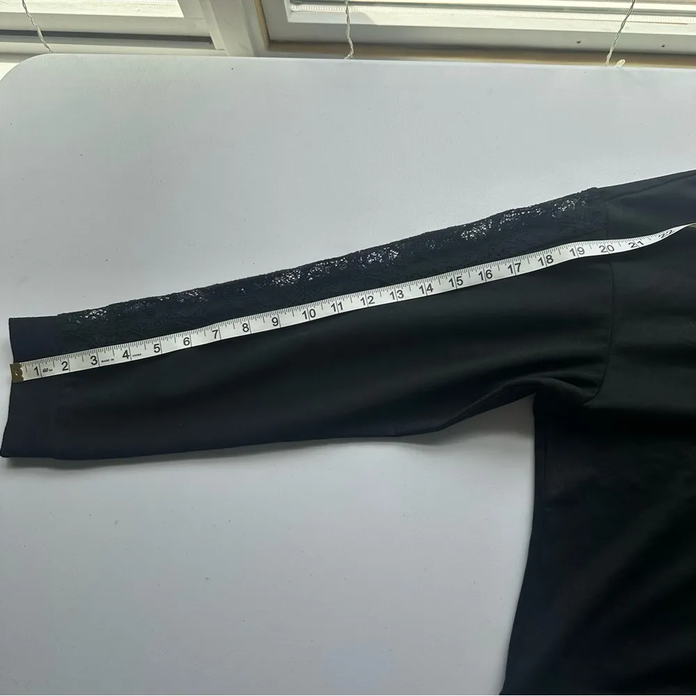 Adore Me Women's Long Sleeve Crewneck Sweater with Lace Detail Size XL - Image 6