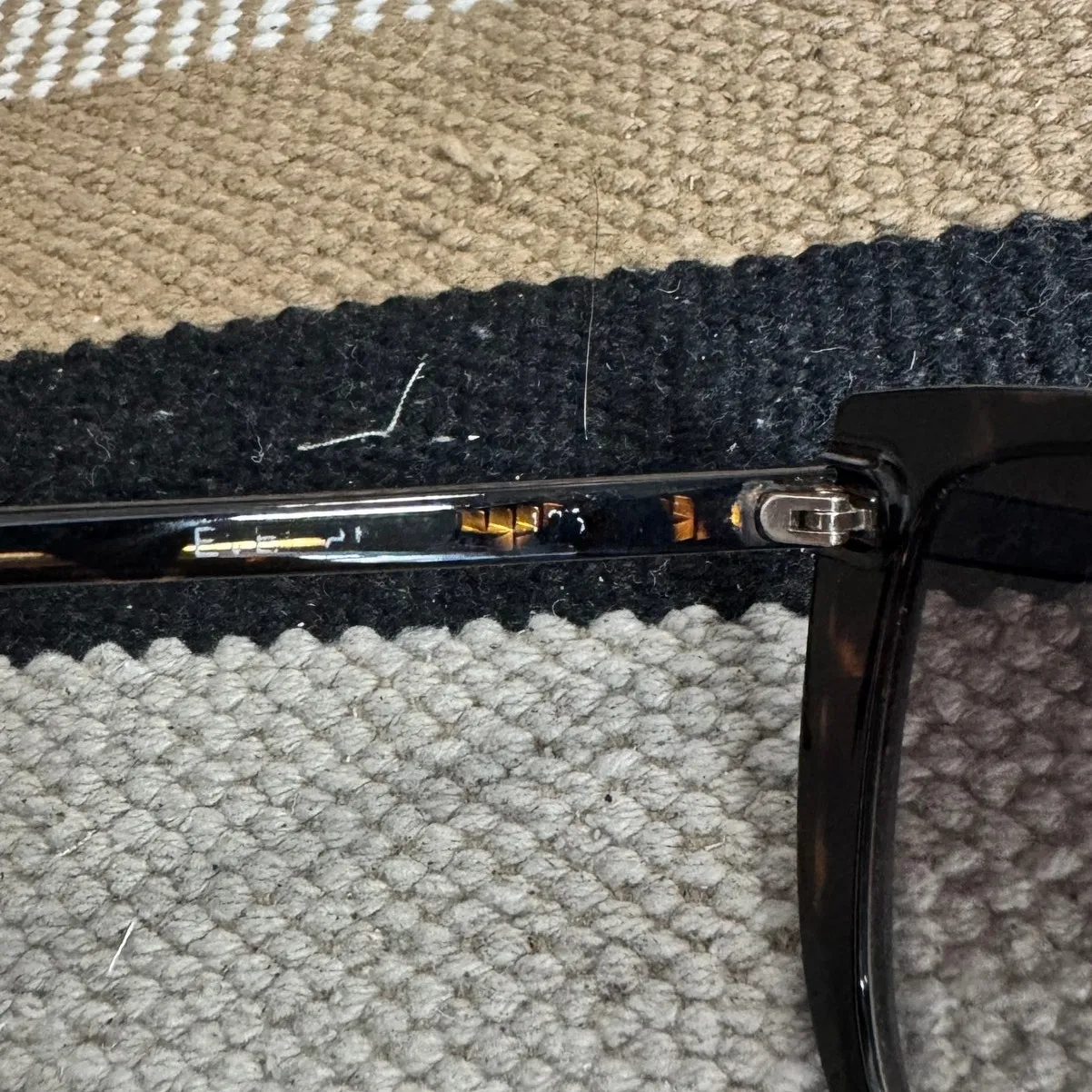 Quay Ever After Sunglasses Women Brown Tortoise Polarized Square Cat Eye - Image 7