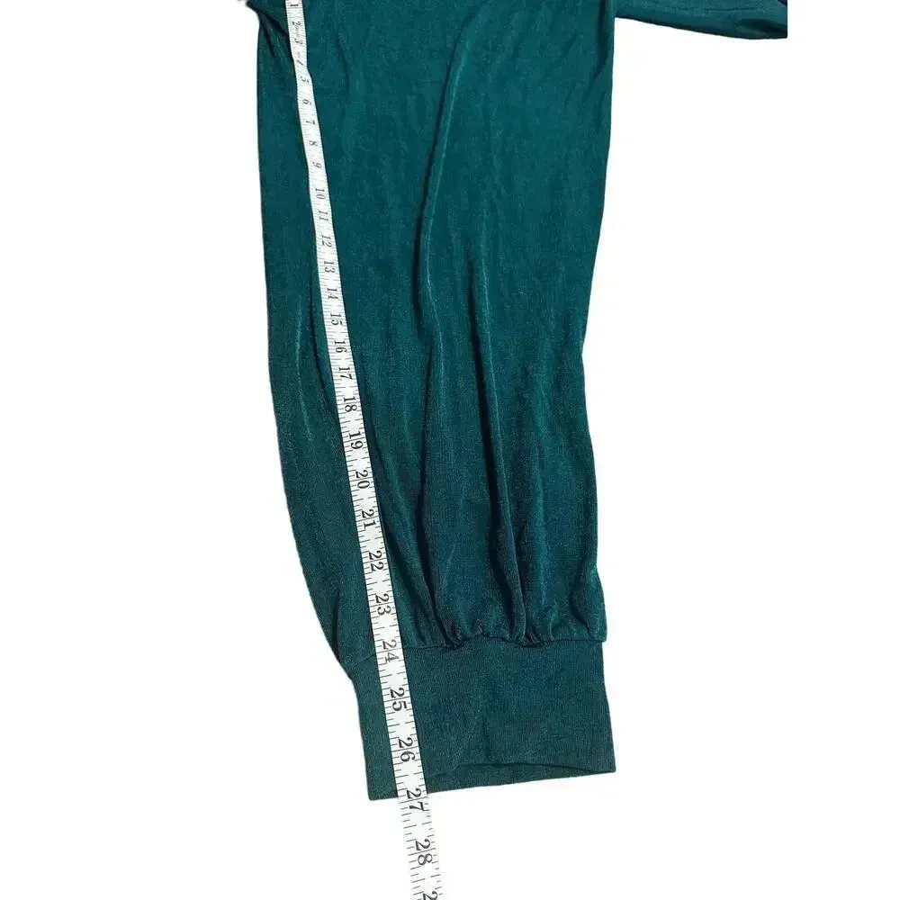 Alexia Admore Joey Jumpsuit Size XL Joggers Open Back Dressy Green Open Back - Image 7
