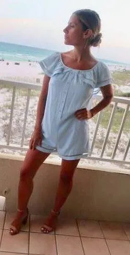 Skies R Blue Romper  - Image 3