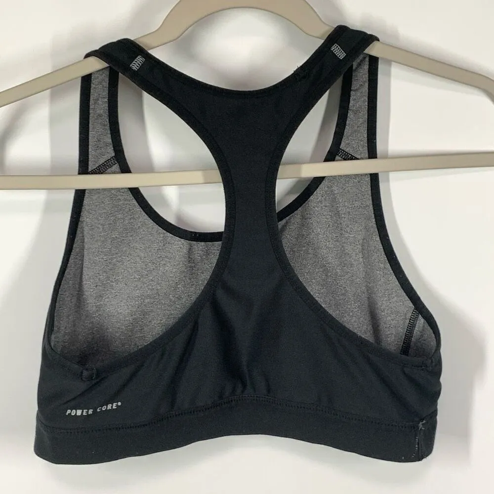 Champion Women's Racerback Scoop Neck Power Core Sports Bra Black Size Small - Image 5
