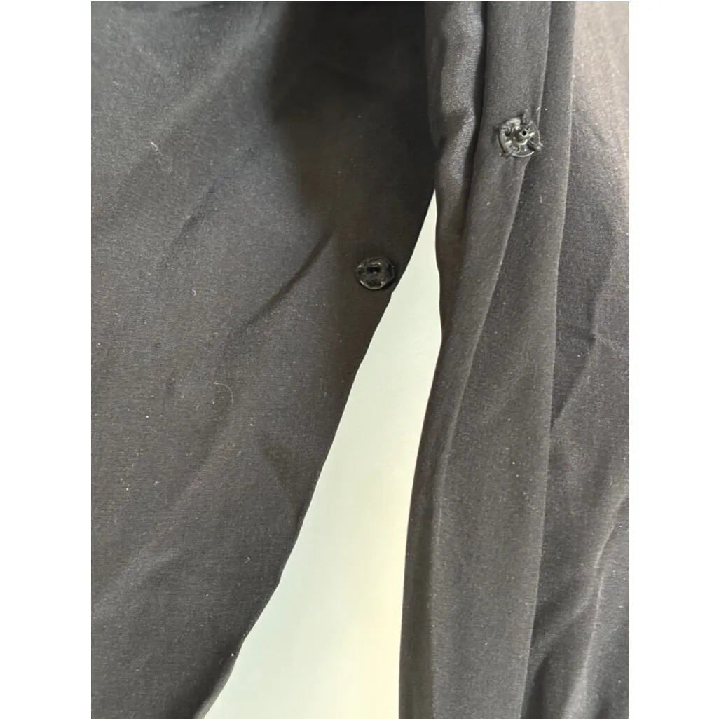 Rory Beca Black 100% Silk Halter Jumpsuit Sz S Minimalist Natural‎ Fibers Chic - Image 3