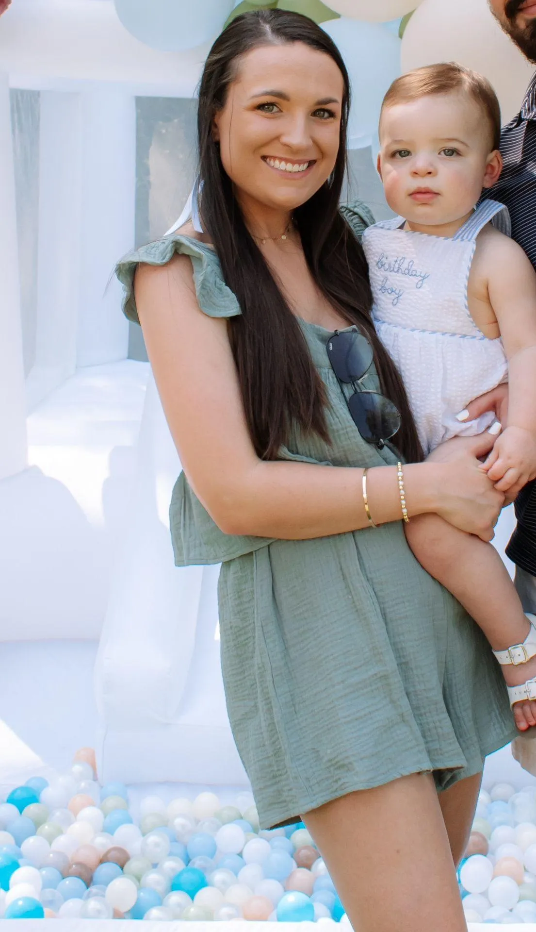 True To You Gauze Romper Green - Image 6