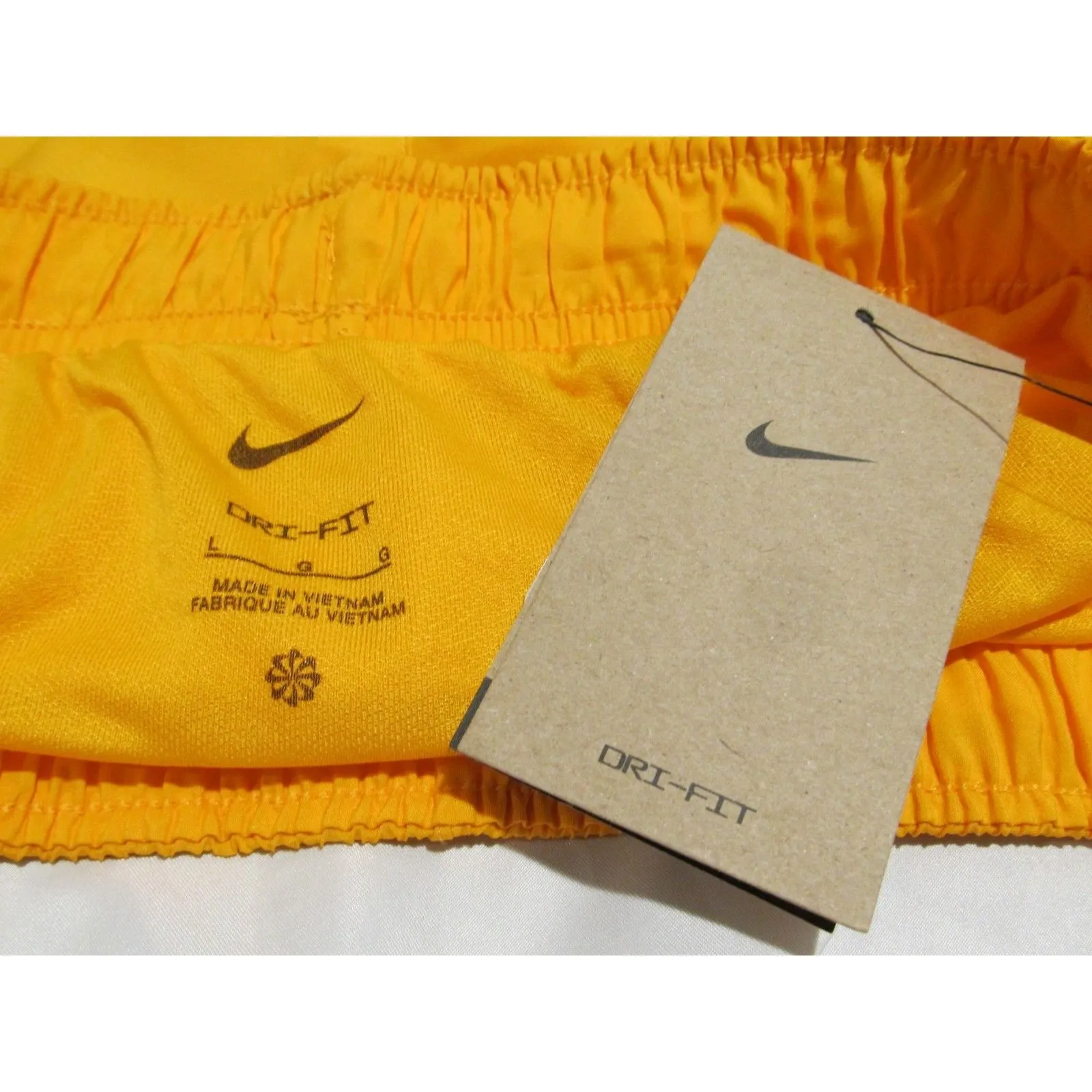 Nike Tempo Running Shorts Women’s Large Orange | Dri-FIT Brief Lined | NWT - Image 6