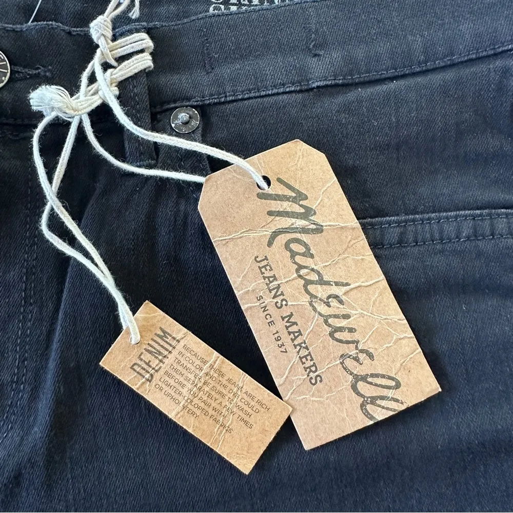 MADEWELL Skinny Jeans Black Frost NWT 32x32 women’s brand new - Image 4