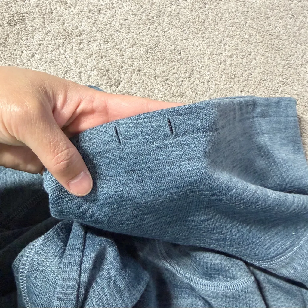 Kuhl Women’s Lea Pullover Sweater Cowl Neck Longsleeve Lightweight in Blue L - Image 14