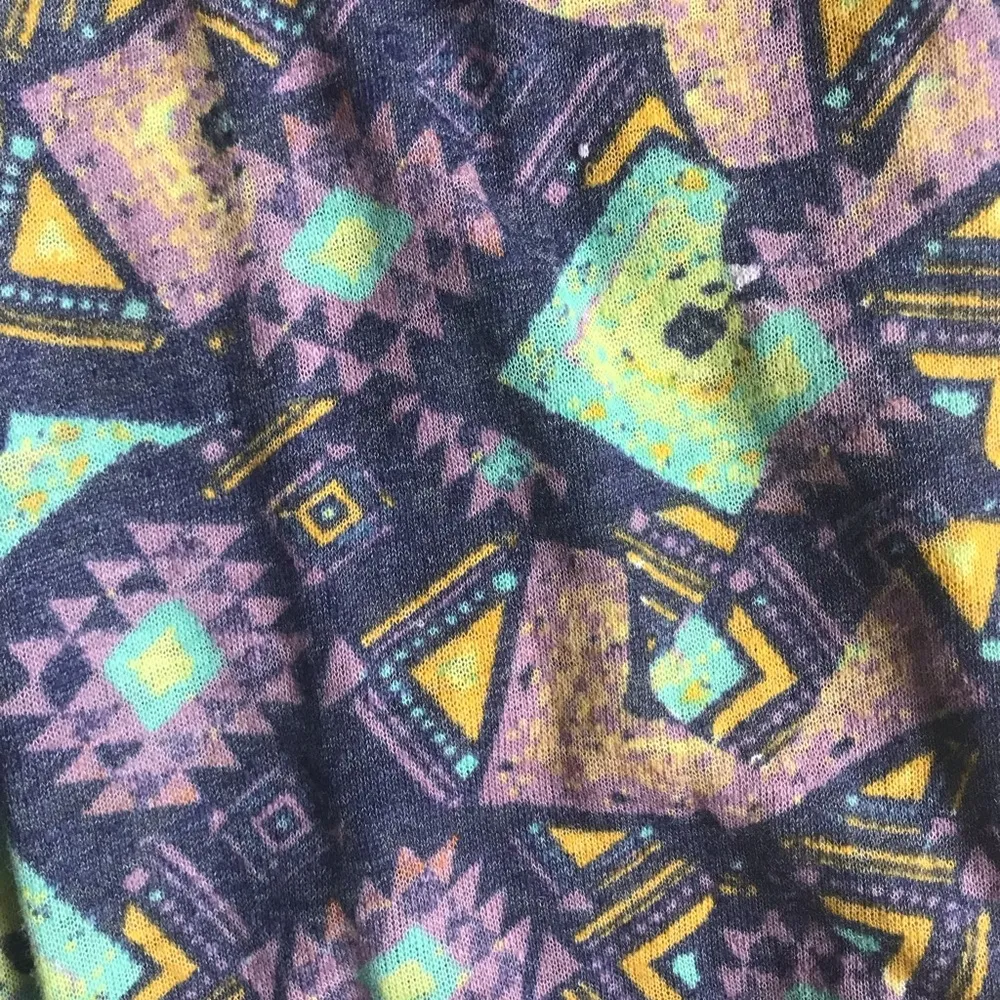 Lularoe Sarah Duster Cardigan Purple Aztec Print - Image 2