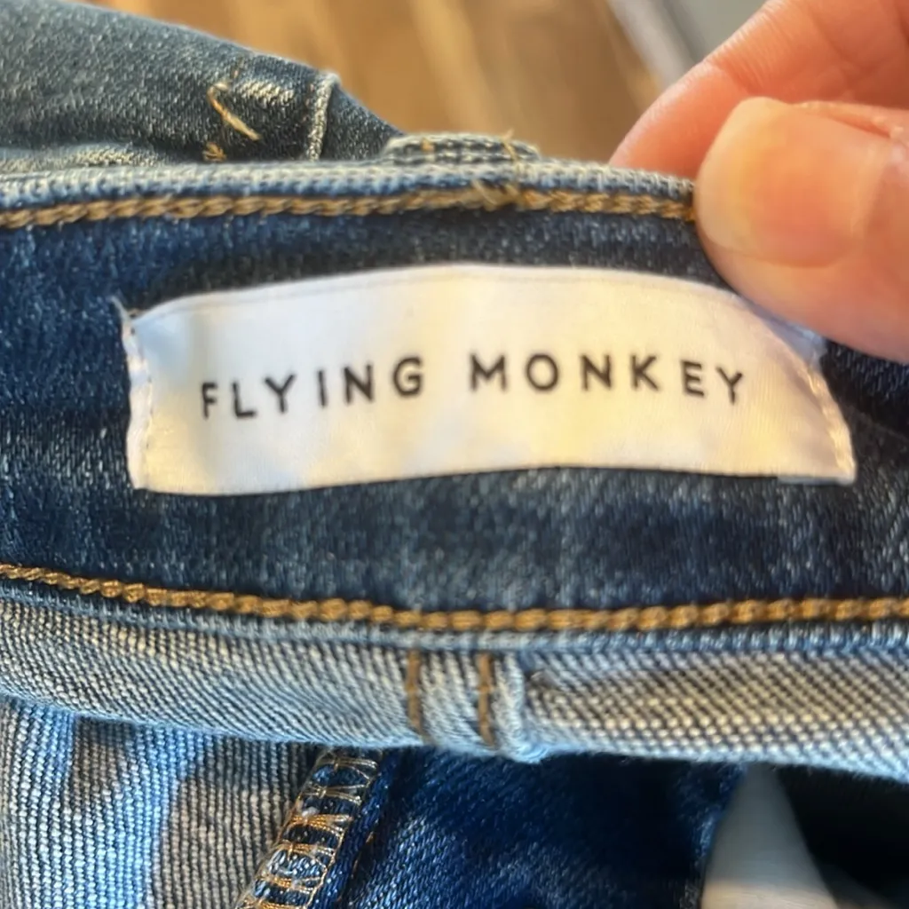 Flying Monkey Comfy Distressed Jeans - Image 9