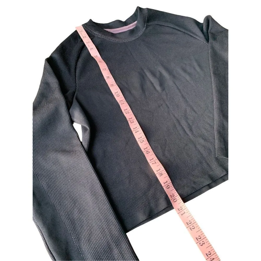 Athleta Black Turbo Seamless Sweatshirt size L - Image 7