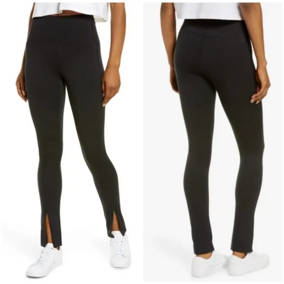 💕ZELLA💕 High Waist Asana Renew Leggings Split Cuff ~ Black Small S NWT - Image 2