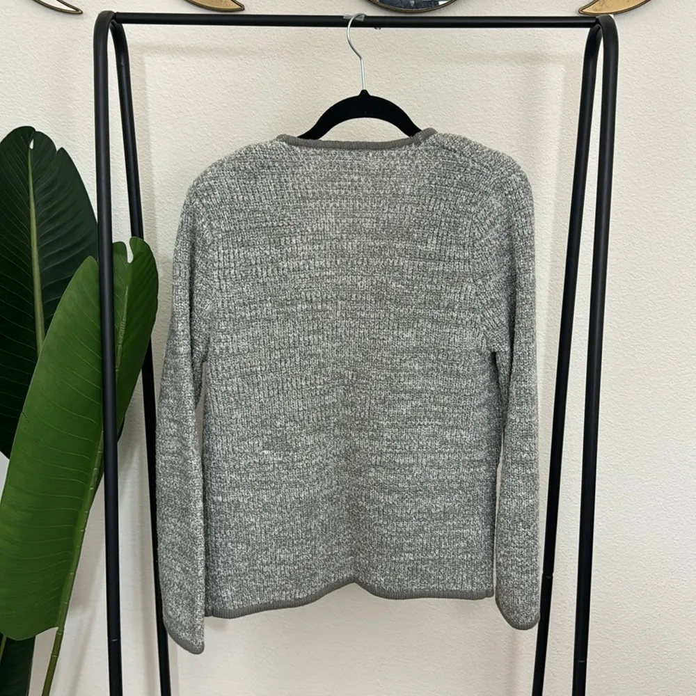 The May Co. Women's Gray Basic Jacket Cardigan Size S - Image 2