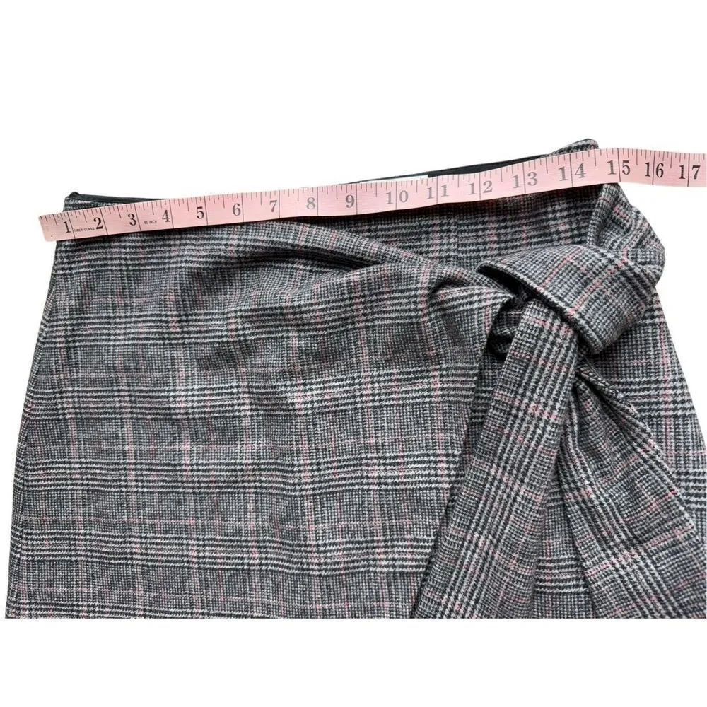 Aritzia Wilfred Dorine Front Wrap Wool Blend Mini Skirt - Image 9