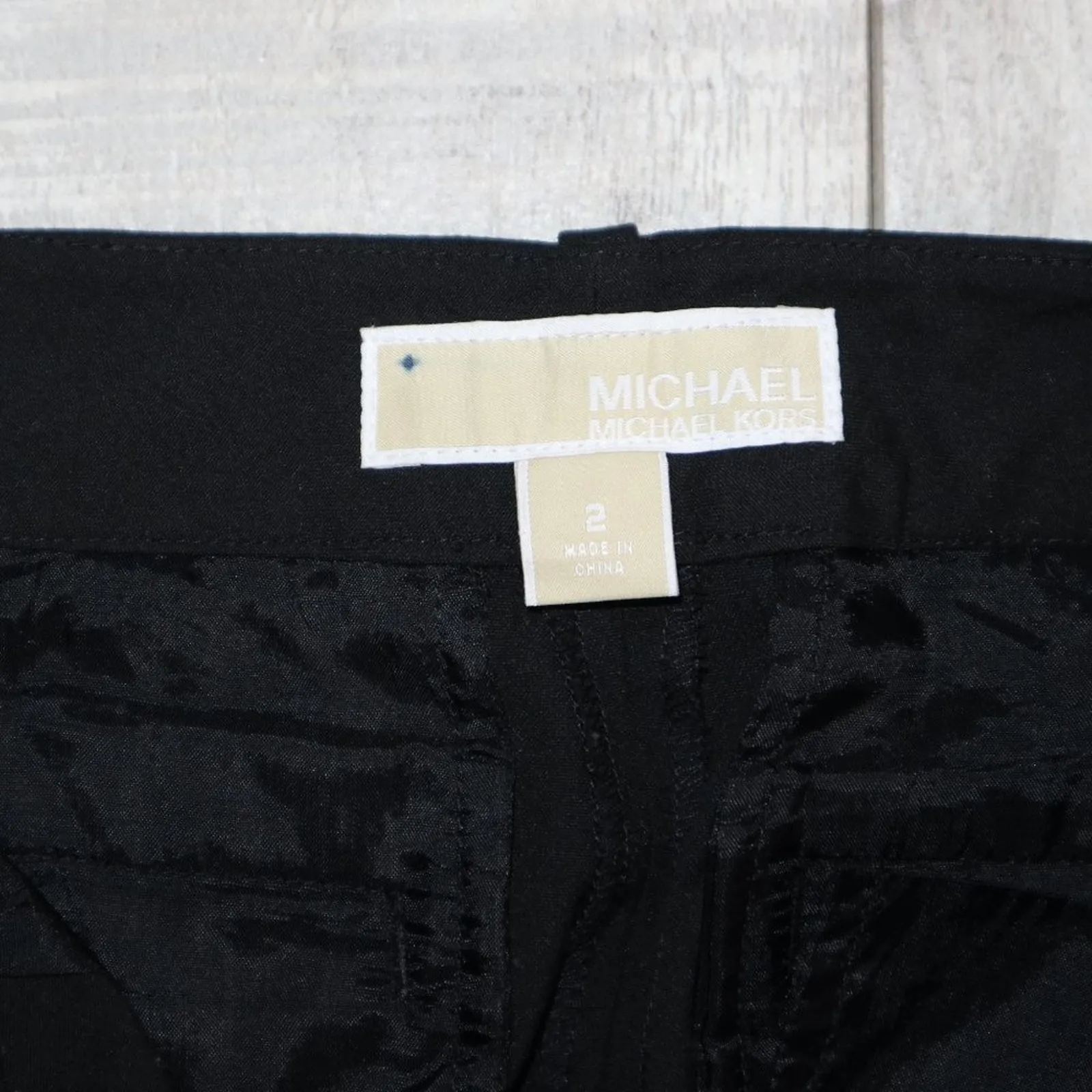 MICHAEL Michael Kors Black Dress Pants Career‎ Business Casual Trousers Size 2 - Image 7