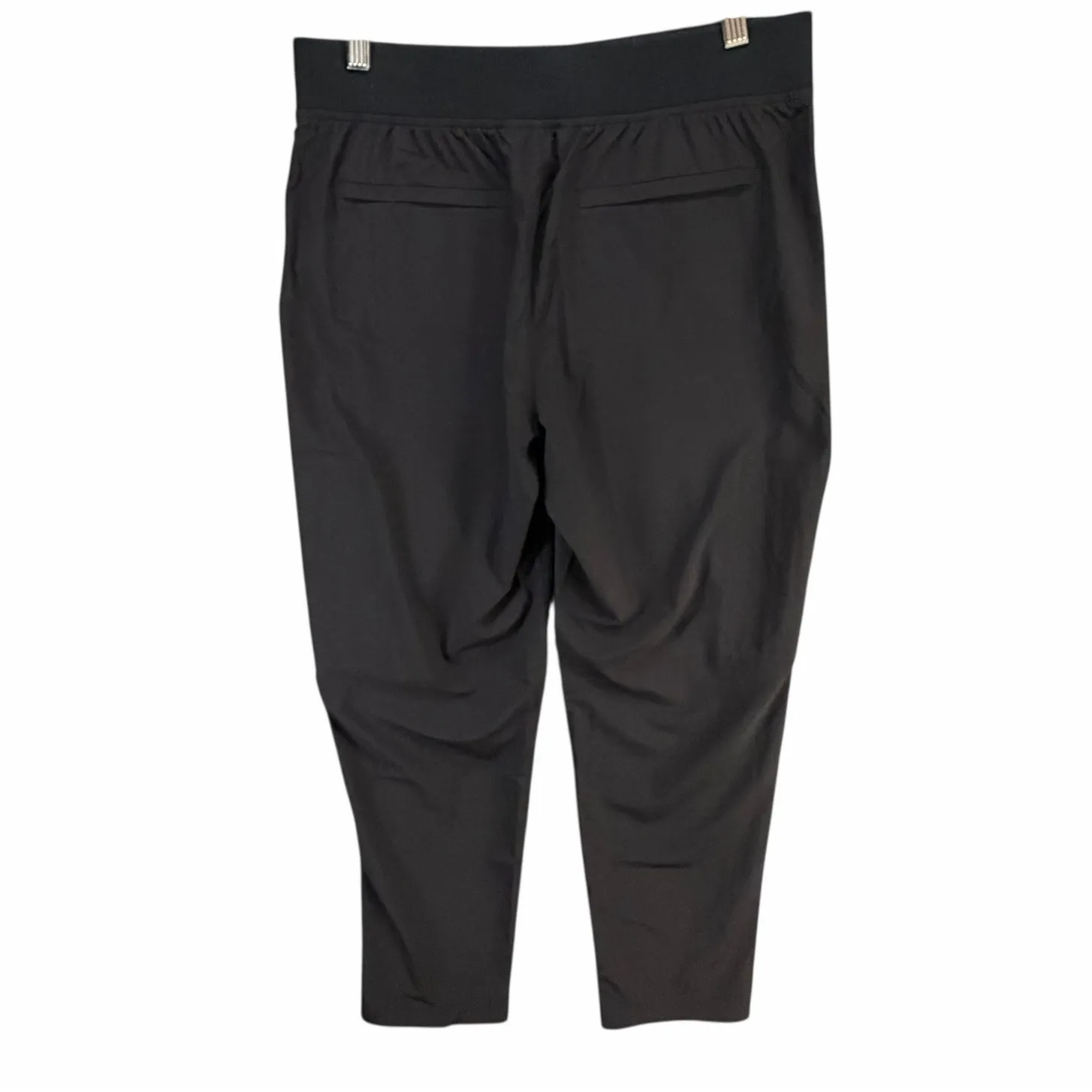 Athleta Brooklyn Ankle Utility Pants Womens 6 Black Mid Rise Urban Travel UPF40 - Image 4