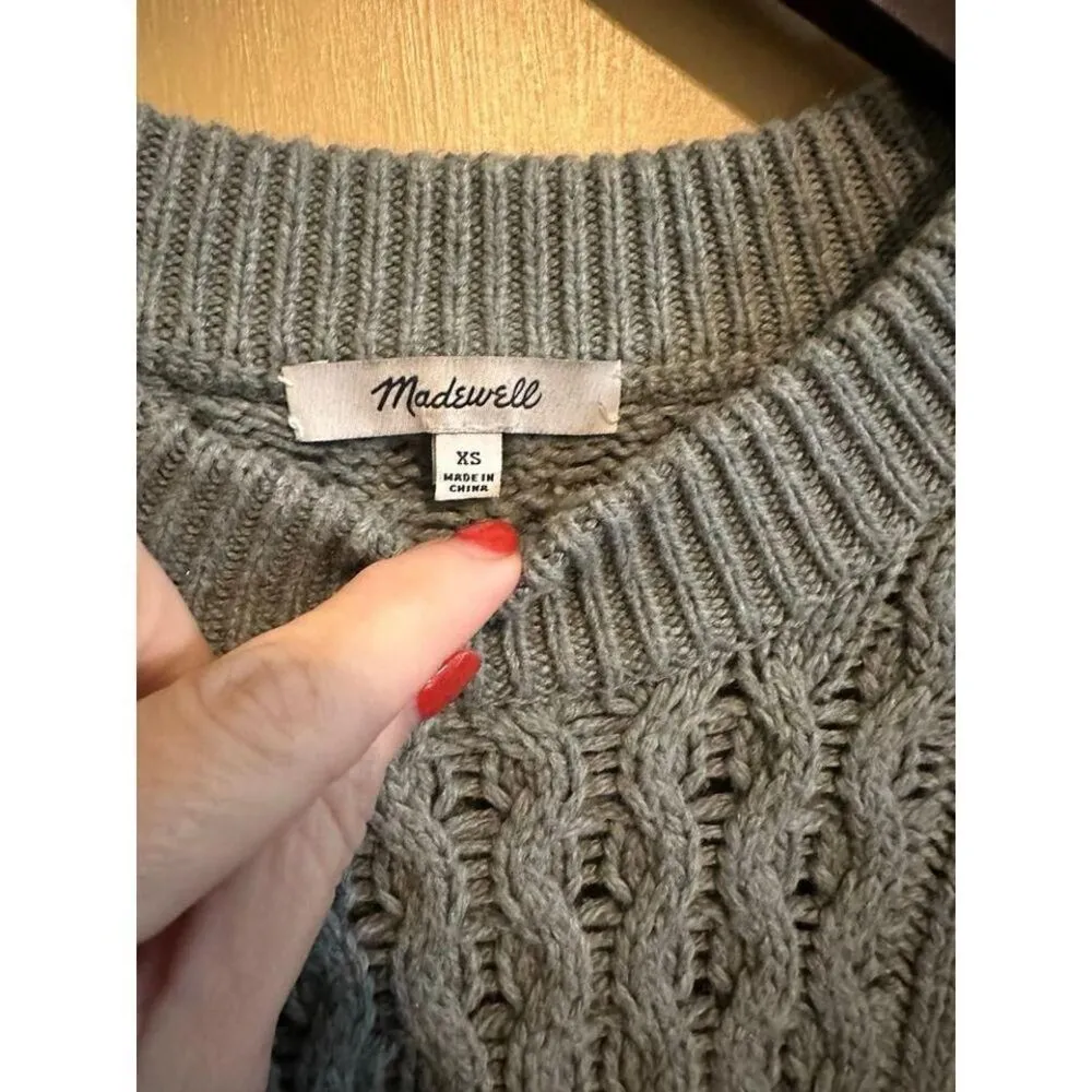 Madewell sweater sage green size XS - Image 2