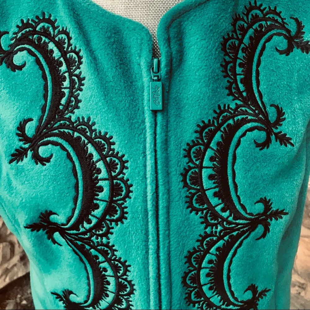 Bob Mackie Embroidered Vest - Image 8