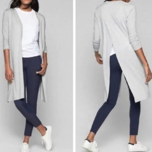 Athleta  Camino Sweater Wrap with Back Open Split Size Small - Image 2