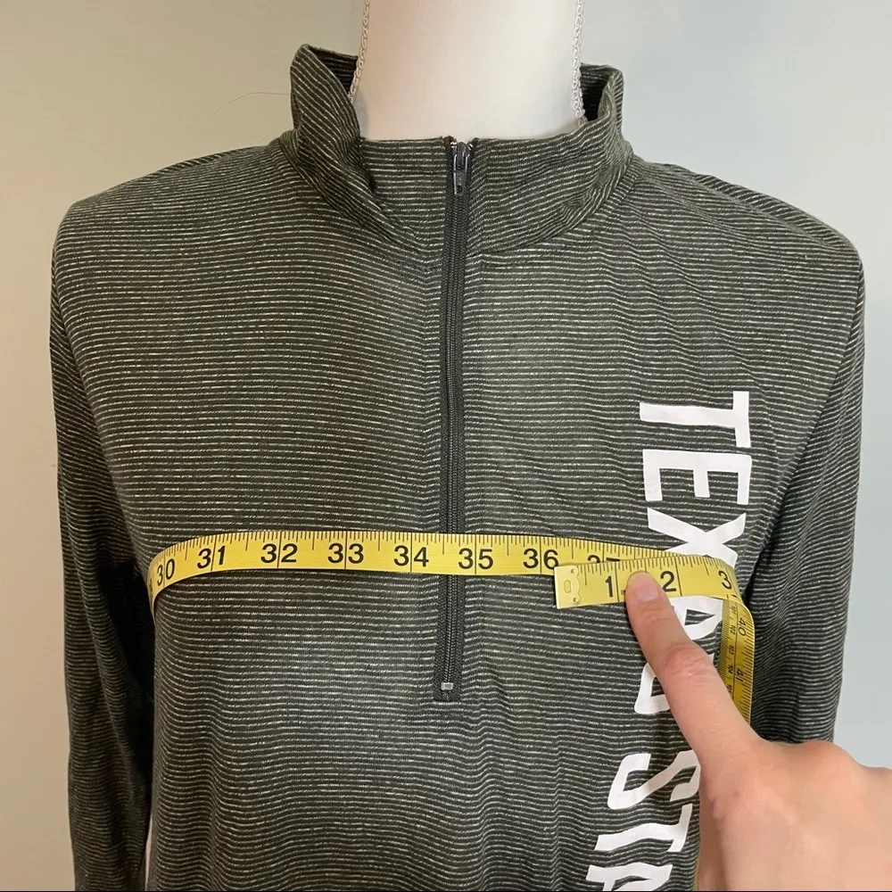 NWT Texas State Bobcats Pullover Sweatshirt Top Long Sleeve Green University New - Image 12