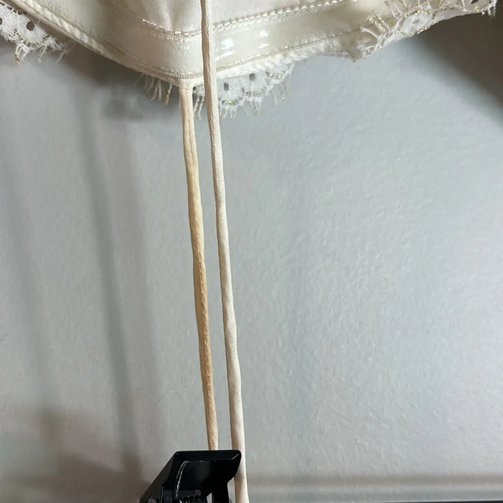 Jenny Yoo Collection Lace Mini Dress Ivory gold sz 12. Wedding Bridal romantic - Image 6