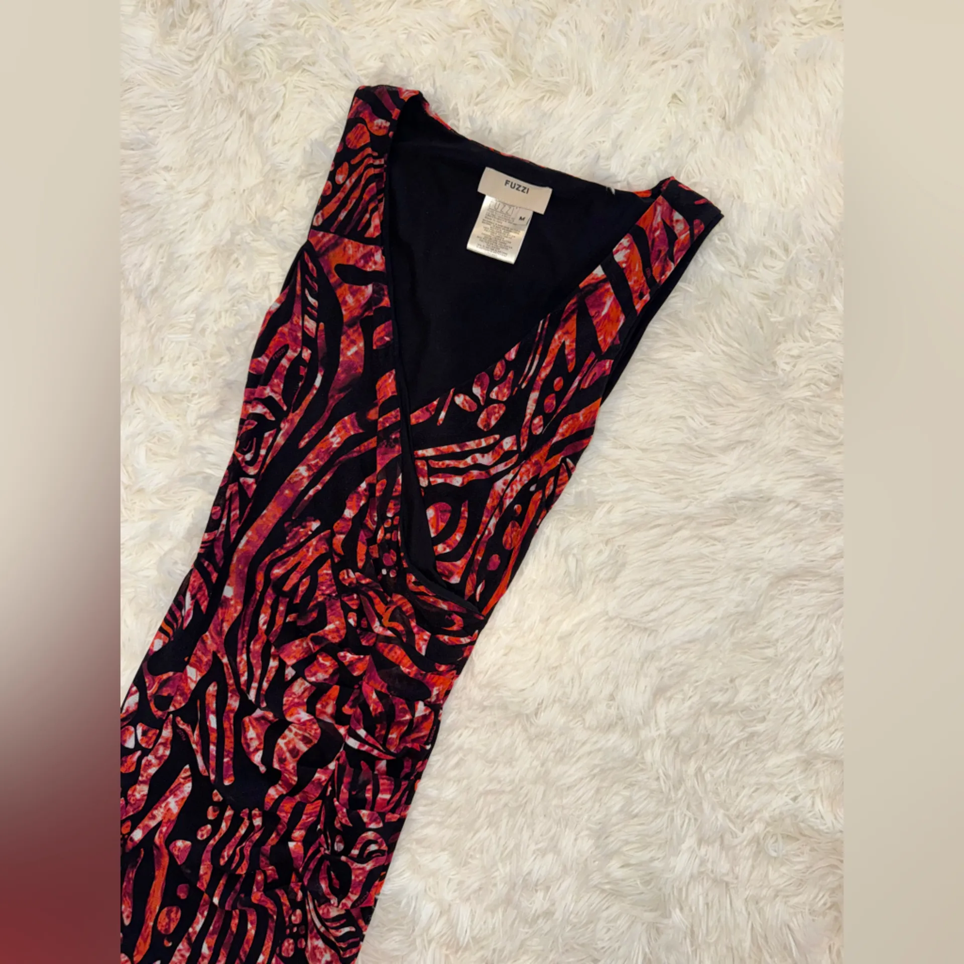 NEW Fuzzi Abito Ruched Sleeveless A - Image 5