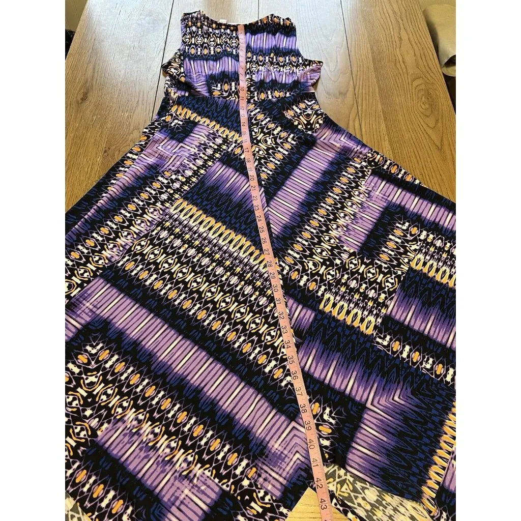 Chicos Shark Bite Hem Womens Dress Size 0 Colorful Beach Vacation Preppy‎ Travel - Image 5