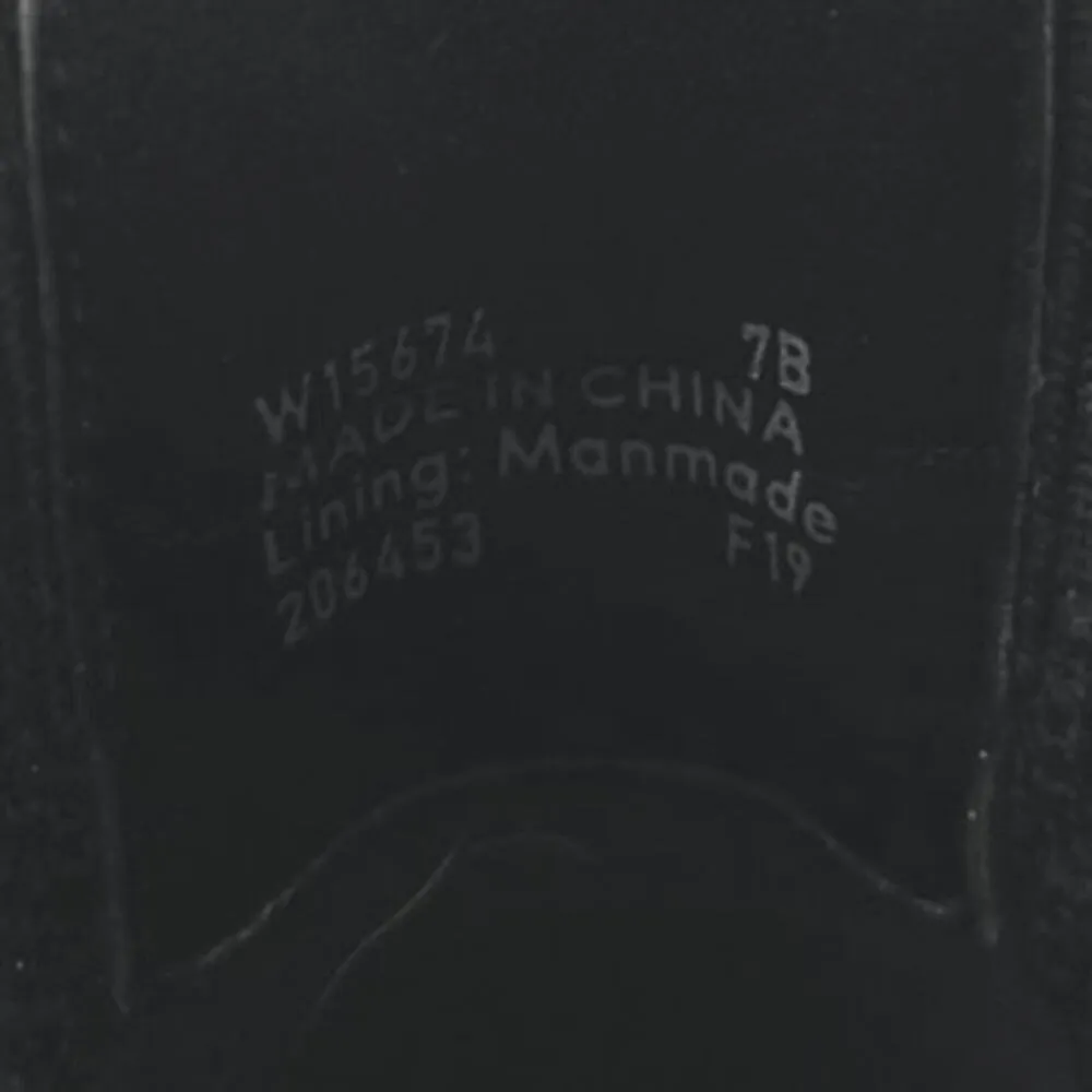 Cole Haan Maggie Black Knit Suede Pointed Toe Block Heel Slip On Ankle Boots 7B - Image 6