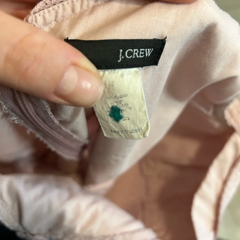 J Crew Cotton Blend Dusty Rose Dress Baby Shower Easter - Garden Party size 4 - Image 3