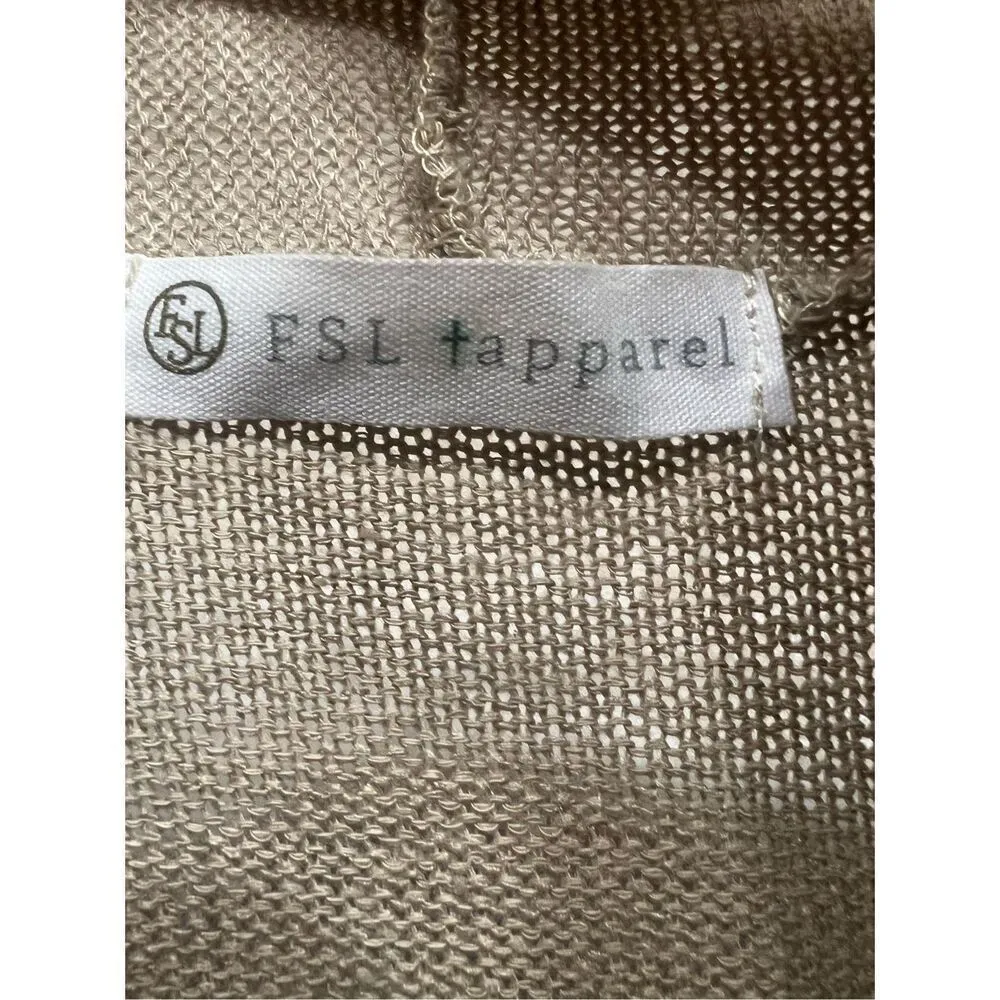 FSL Open Animal Print  Oversized Cardigan Sz S NWOT - Image 3