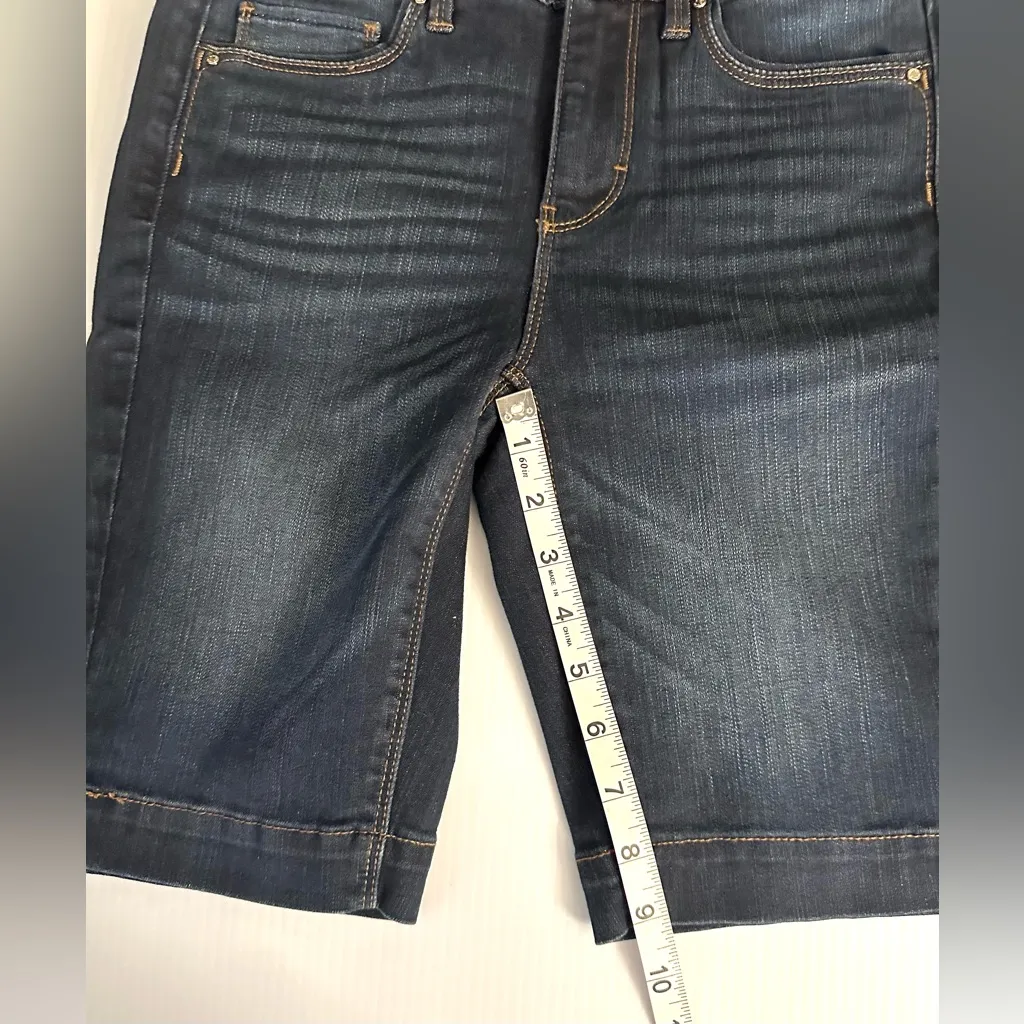 NWT White House Black Market Denim Medium Wash Bermuda Shorts - Image 5