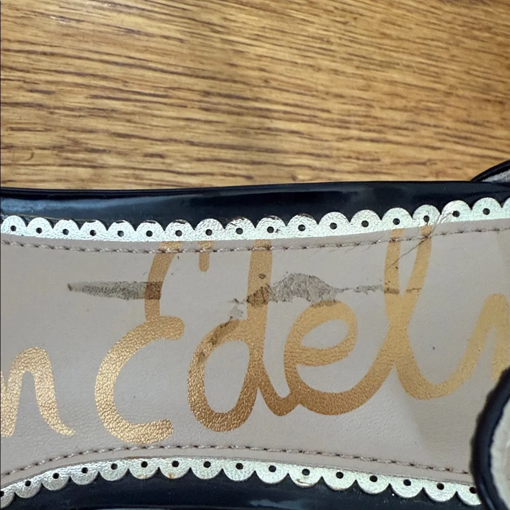 Sam Edelman Black Patent Leather Heels – Women’s Size 11.5M, Strappy Sandals - Image 11