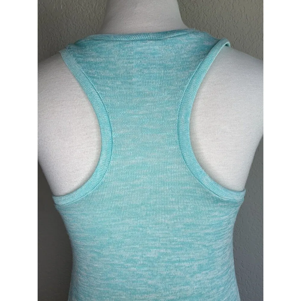 Mickey Gang Characters Racerback Tank Top Light Weight XSmall AquaMarine - Image 8