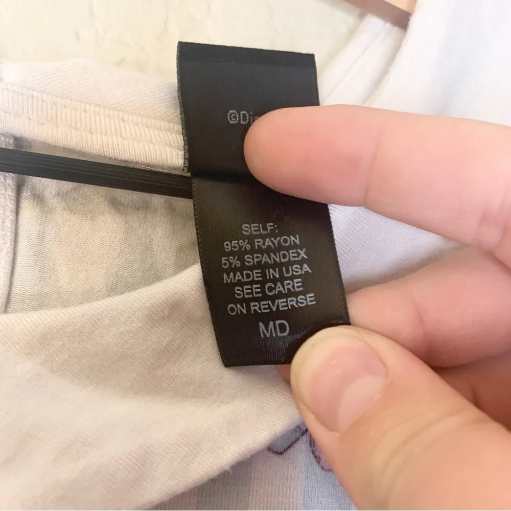 Disney Alice in Wonderland Collared Tea Time Striped Print Dress Size M - Image 11