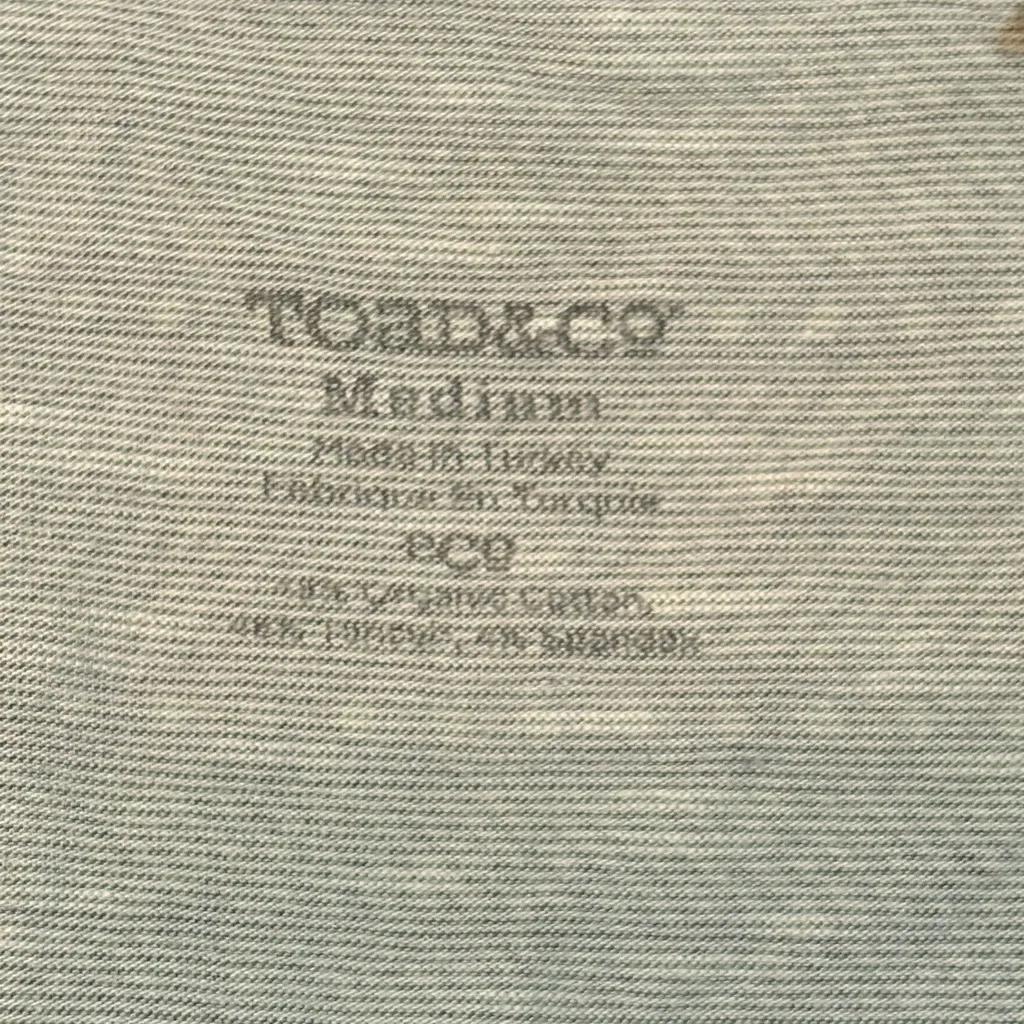 Toad&Co Patterned Blouse size Medium Blue - Image 5