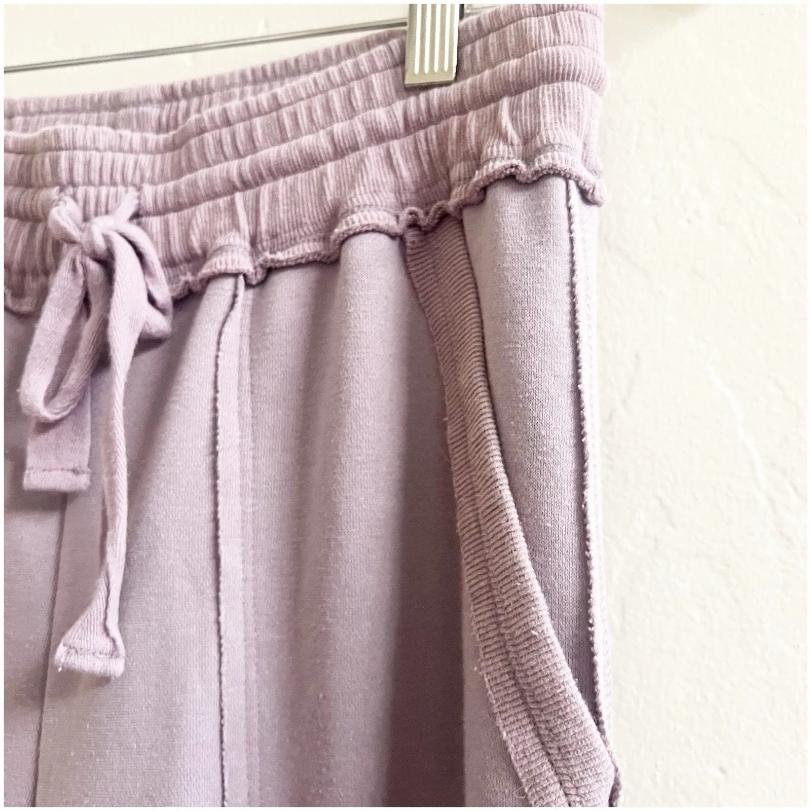 Fate Purple Wide Leg Activewear Sweatpants Size Small Pockets Streetwear Boho - Image 5