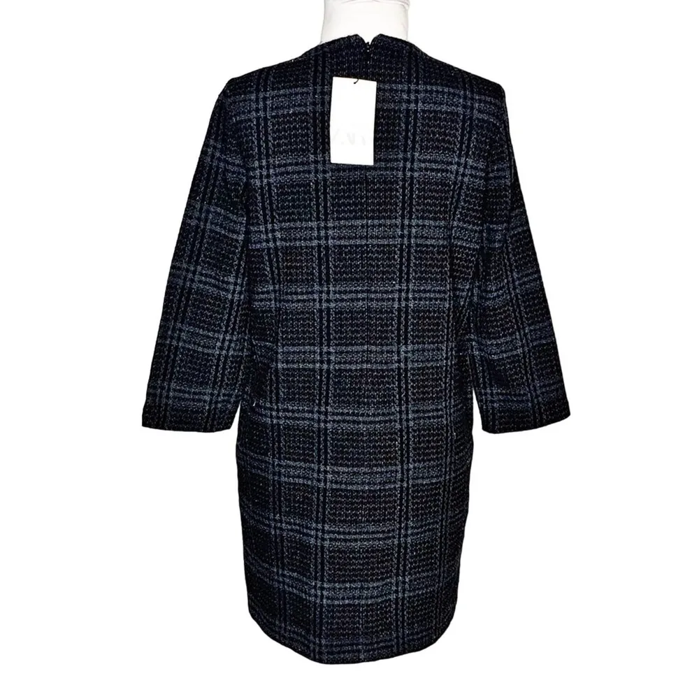 NWT Zara plaid checkered shift dress - Image 2