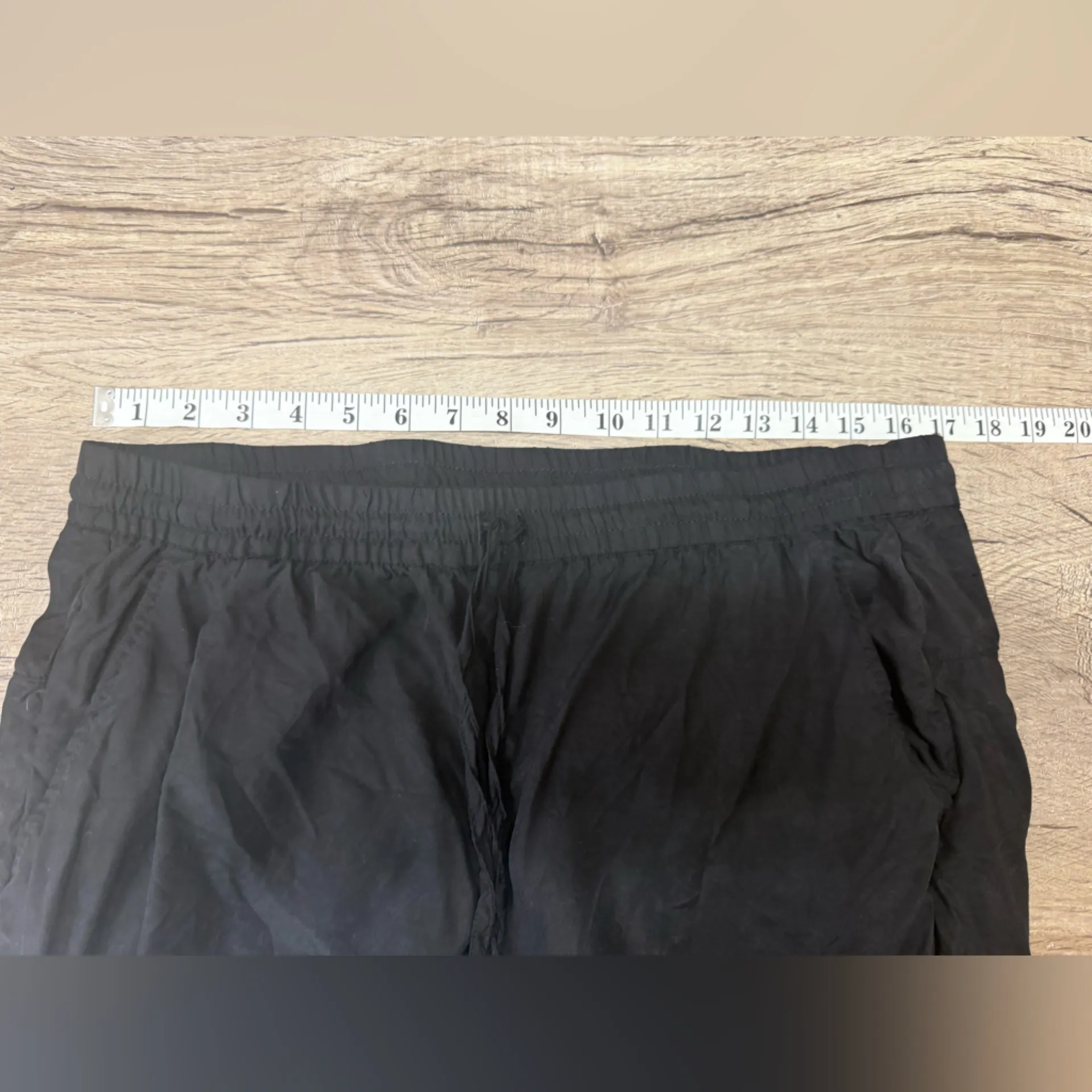 Johnny Was  Black Drawstring Waist Jogger Pants size medium‎ - Image 5