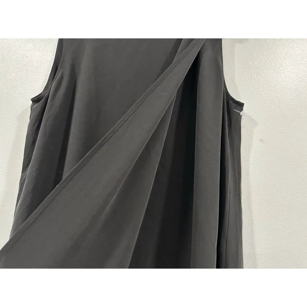 Eileen Fisher Silk Georgette Crepe Scoop Neck Dress Medium M NWOT - Image 2