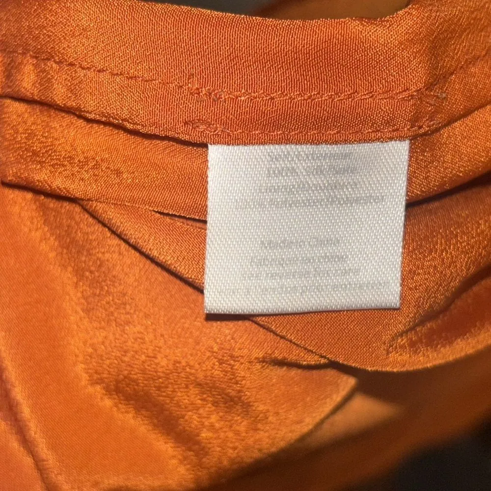 Caroline Costas Vivian Silk Gown Dress Large Blue - Image 8