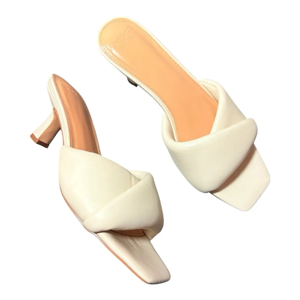 ABERCROMBIE & FITCH Puff Twist Kitten Heel Sandals - Image 2